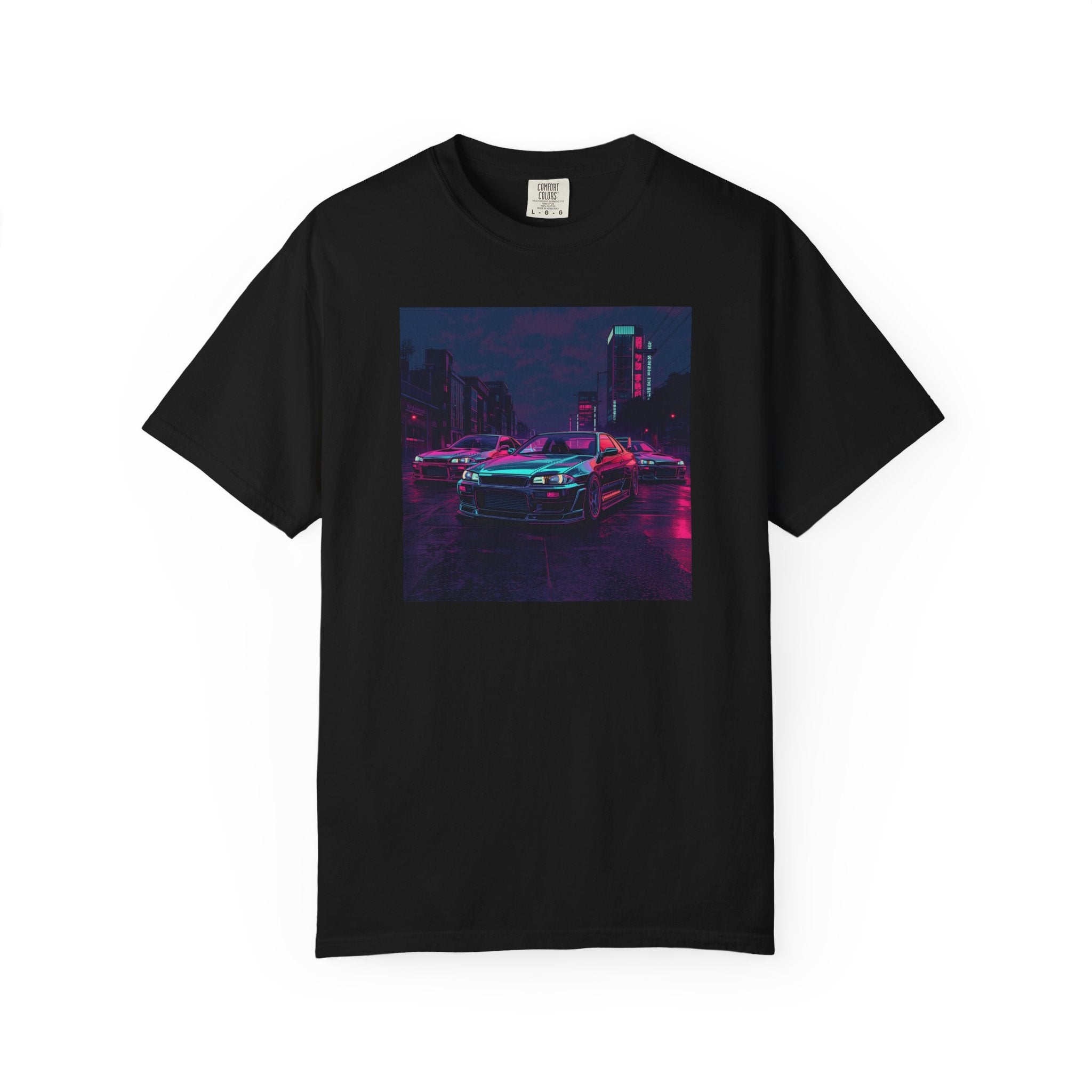 Retro Wave JDM Street Racing Unisex T-Shirt — 90s Cyberpunk Aesthetic