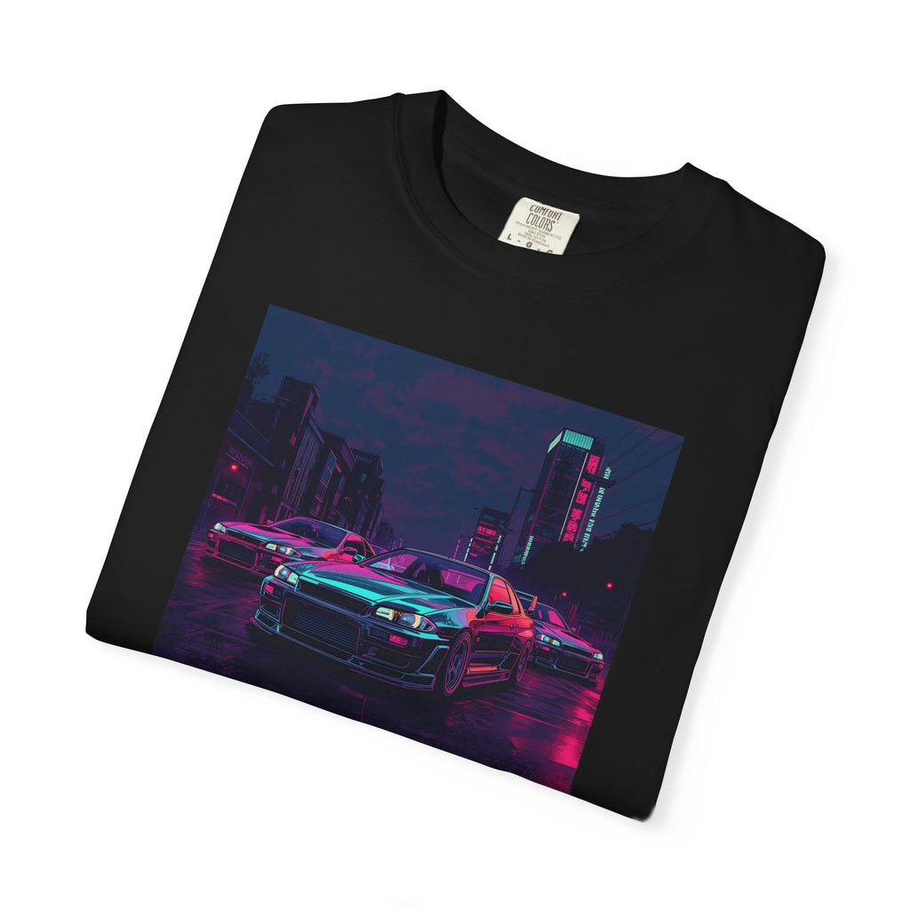 Retro Wave JDM Street Racing Unisex T-Shirt — 90s Cyberpunk Aesthetic